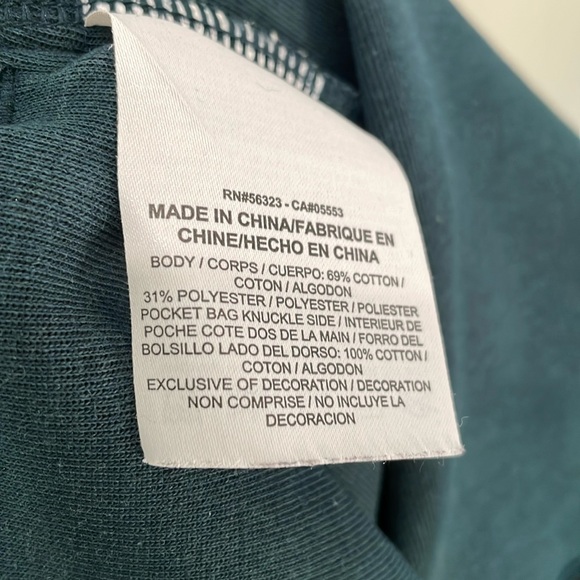 NIKE Dark Forest Vintage Green Sweatpant Shorts Dri-Fit Thick Fabric - Picture 7 of 8